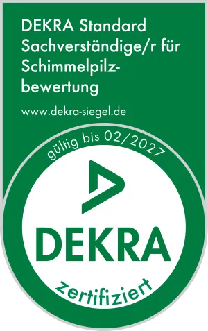 Qualifikationsnachweis Sachverständiger für Schimmelpilzbewertung